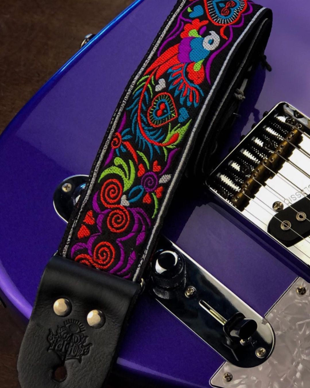 Guitar Strap Colors Of The Blues