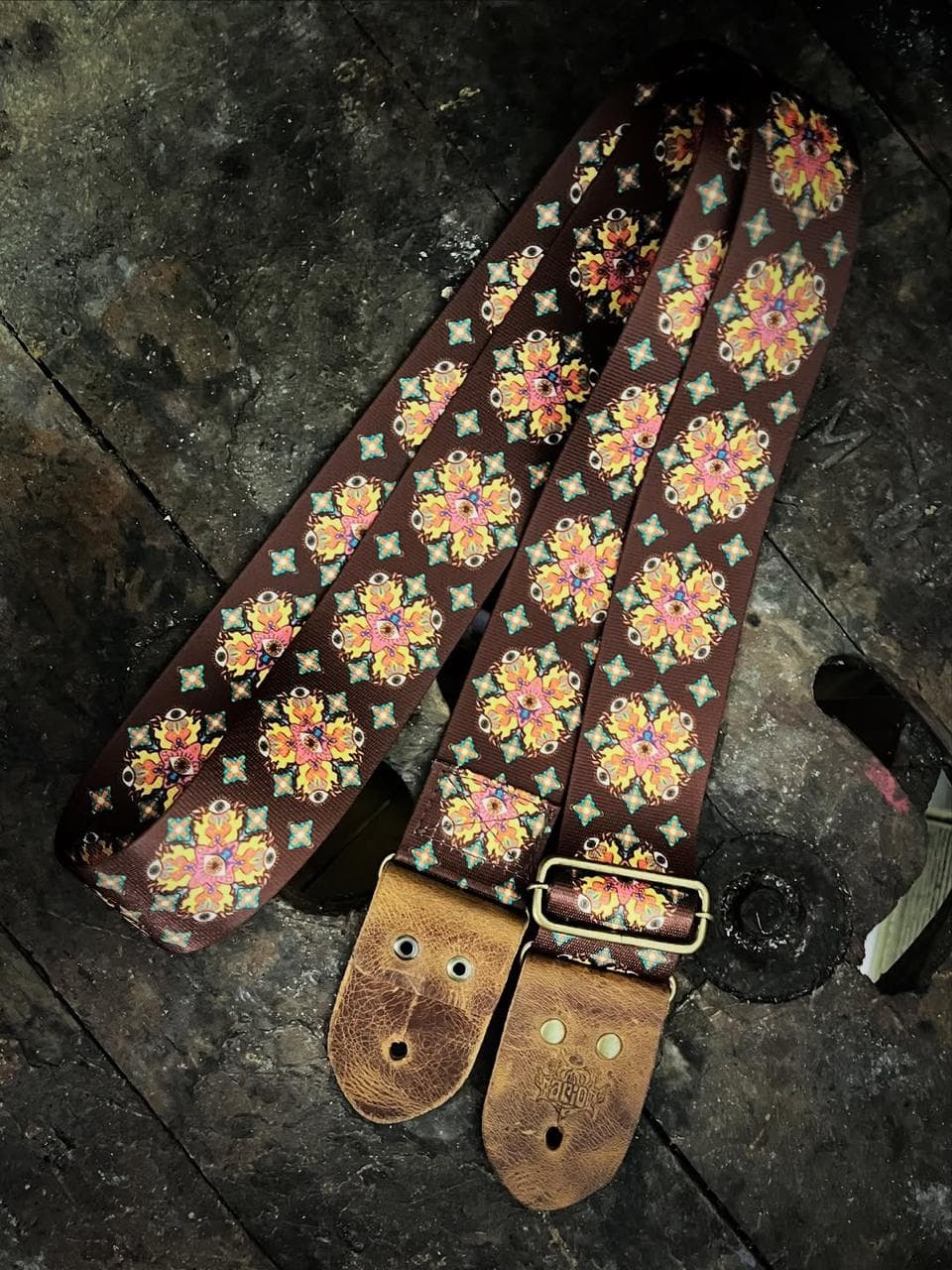 Easy Guitar Strap Kaleidoscope