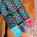 Guitar Strap Blue Lotus