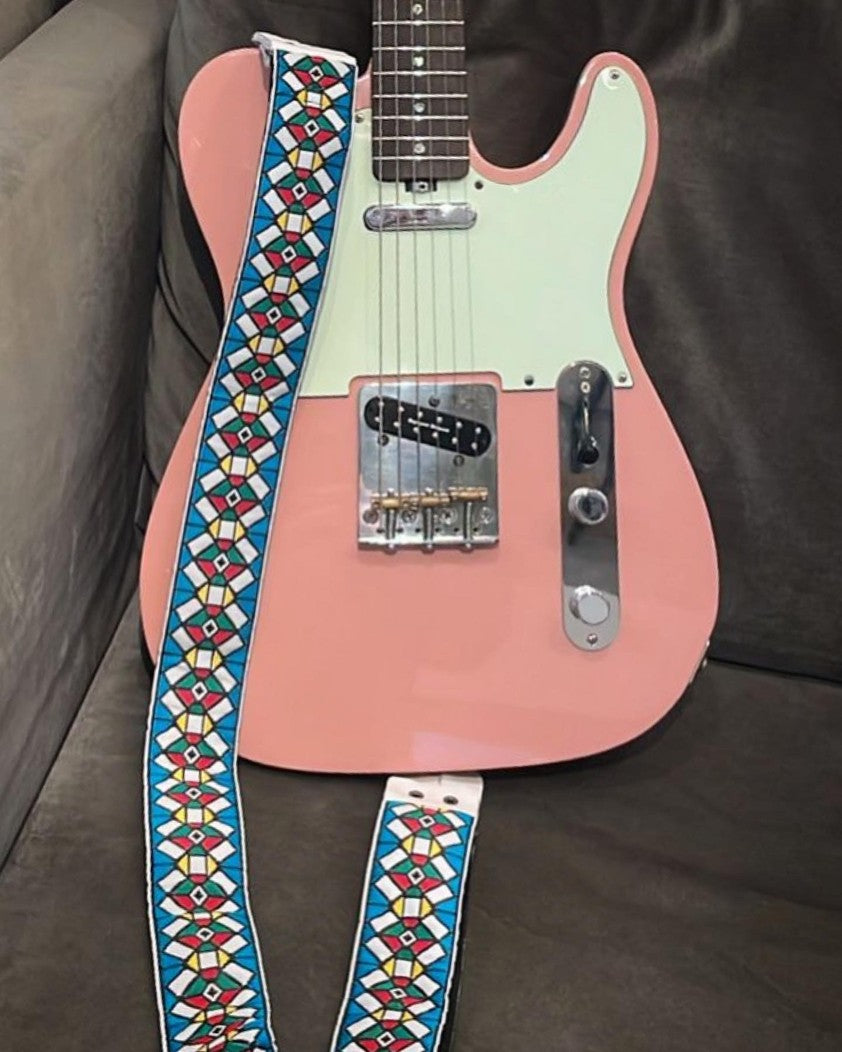Guitar Strap Classic Stained Glass
