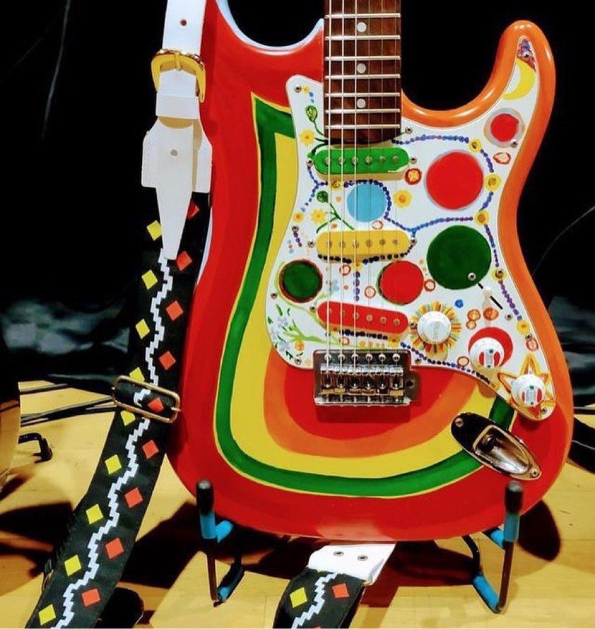 Guitar Strap Get Back George Style