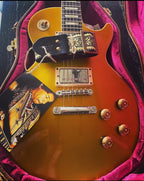 Guitar Strap Poinsettia Gold