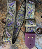 Guitar Strap Psychedelic Paisley