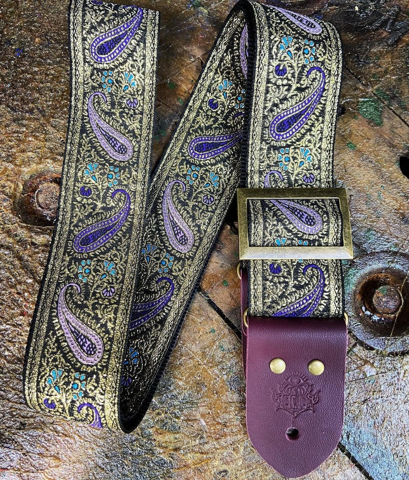 Guitar Strap Psychedelic Paisley