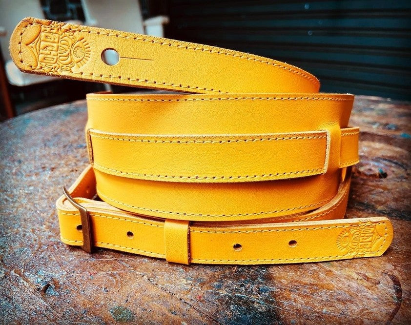 Yellow Submarine Saddle Guitar Strap