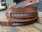 Sexy Saddle Guitar Strap Blue Notes
