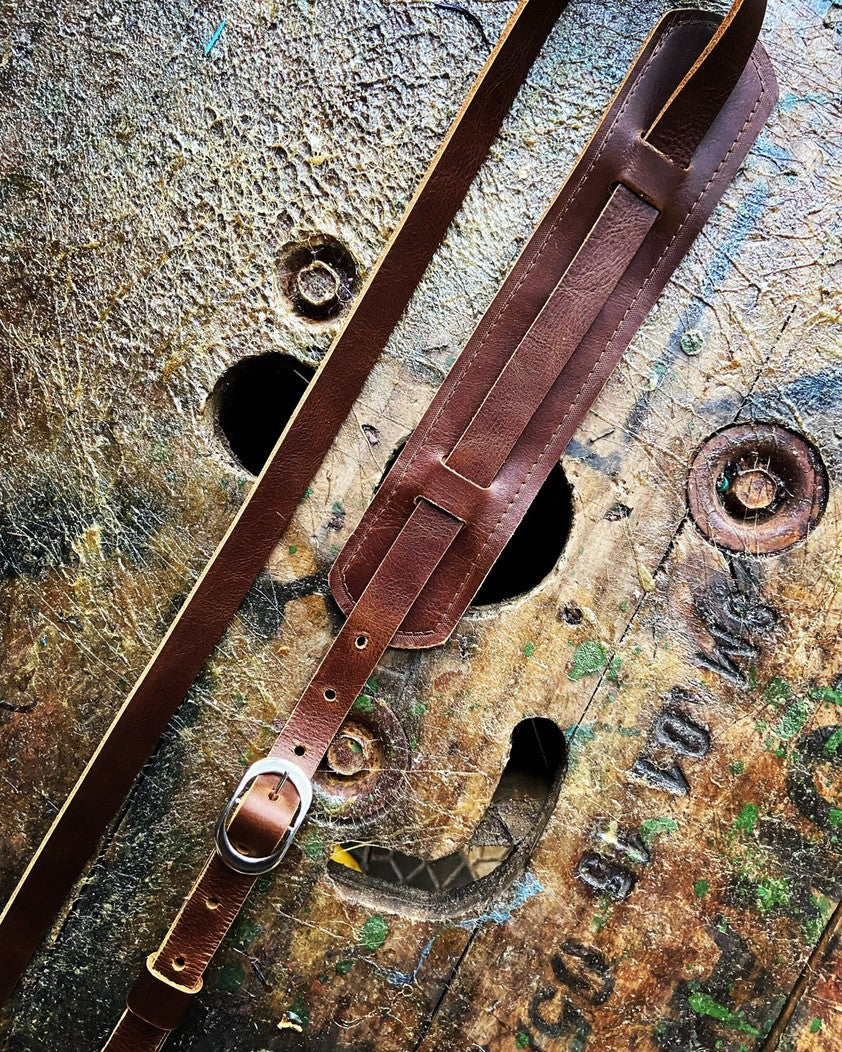 Saddle Guitar Strap Brown Sugar