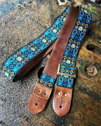 Guitar Strap Woodstock Blue