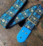 Guitar Strap Woodstock Blue