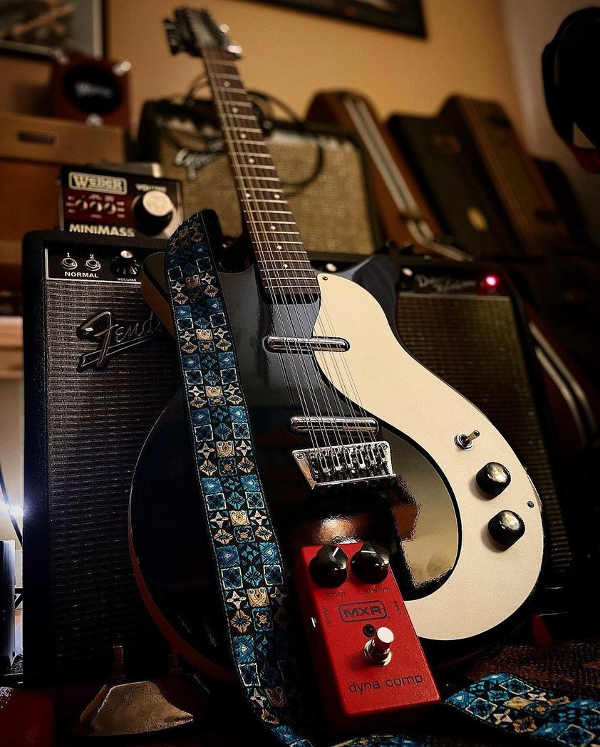 Guitar Strap Woodstock Blue