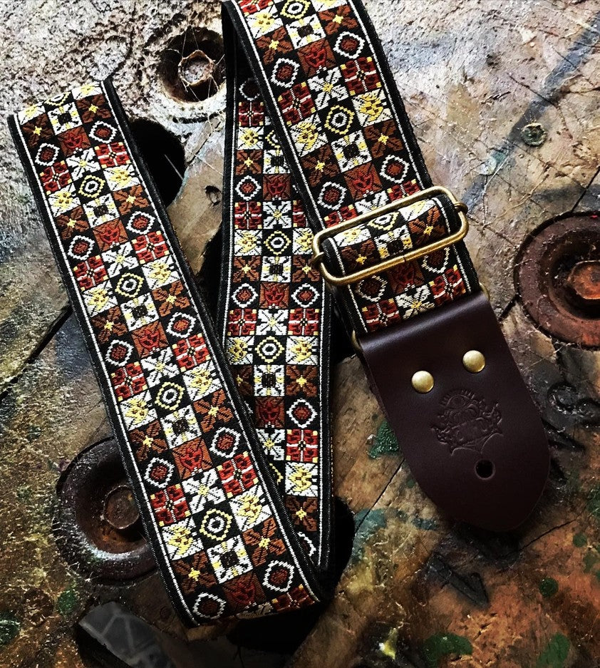 Guitar Strap Woodstock Brown