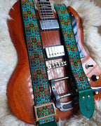 Guitar Strap Woodstock Green