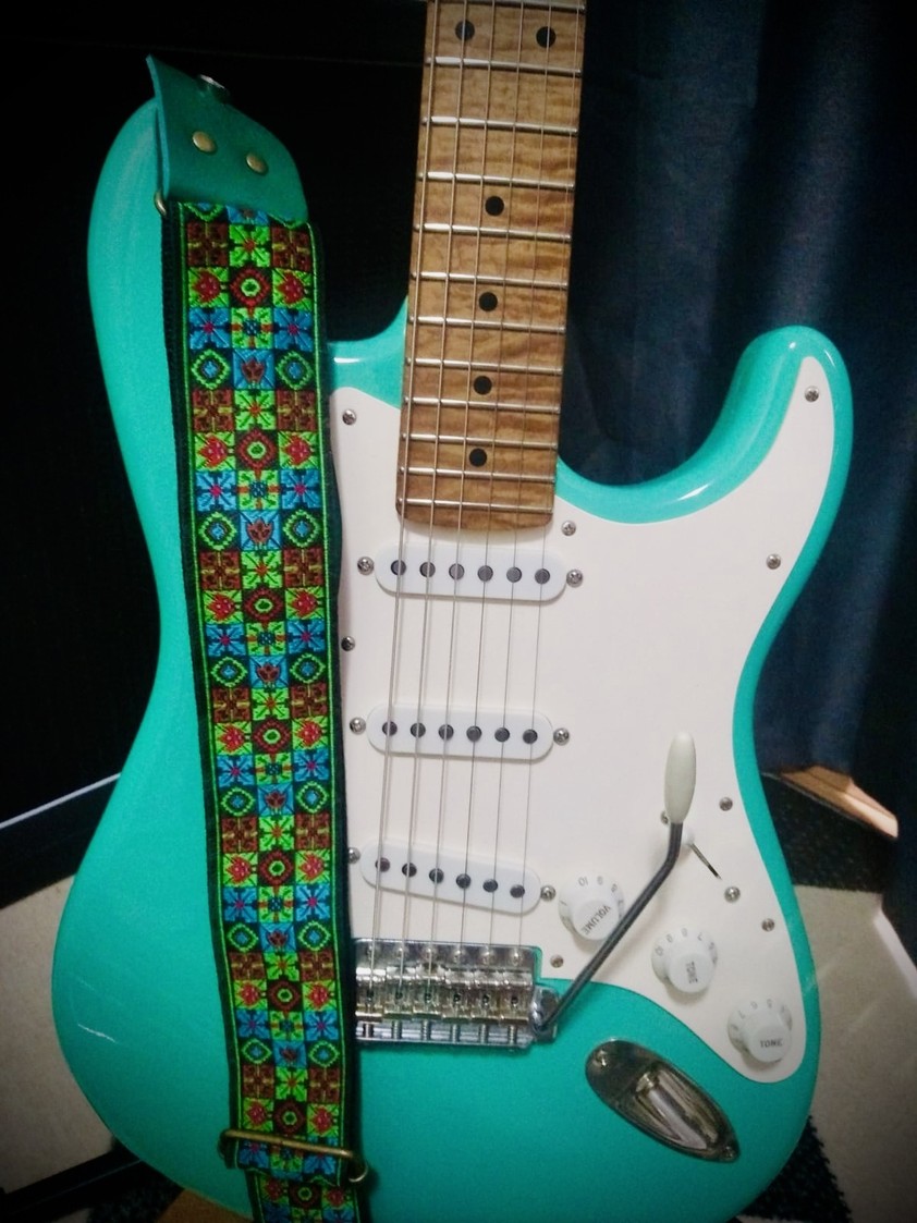 Guitar Strap Woodstock Green