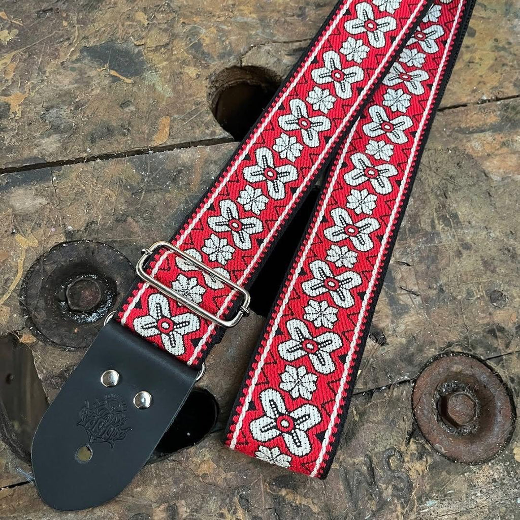 Guitar Strap Highway 61 Red