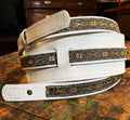 Sexy Saddle Guitar Strap Golden White